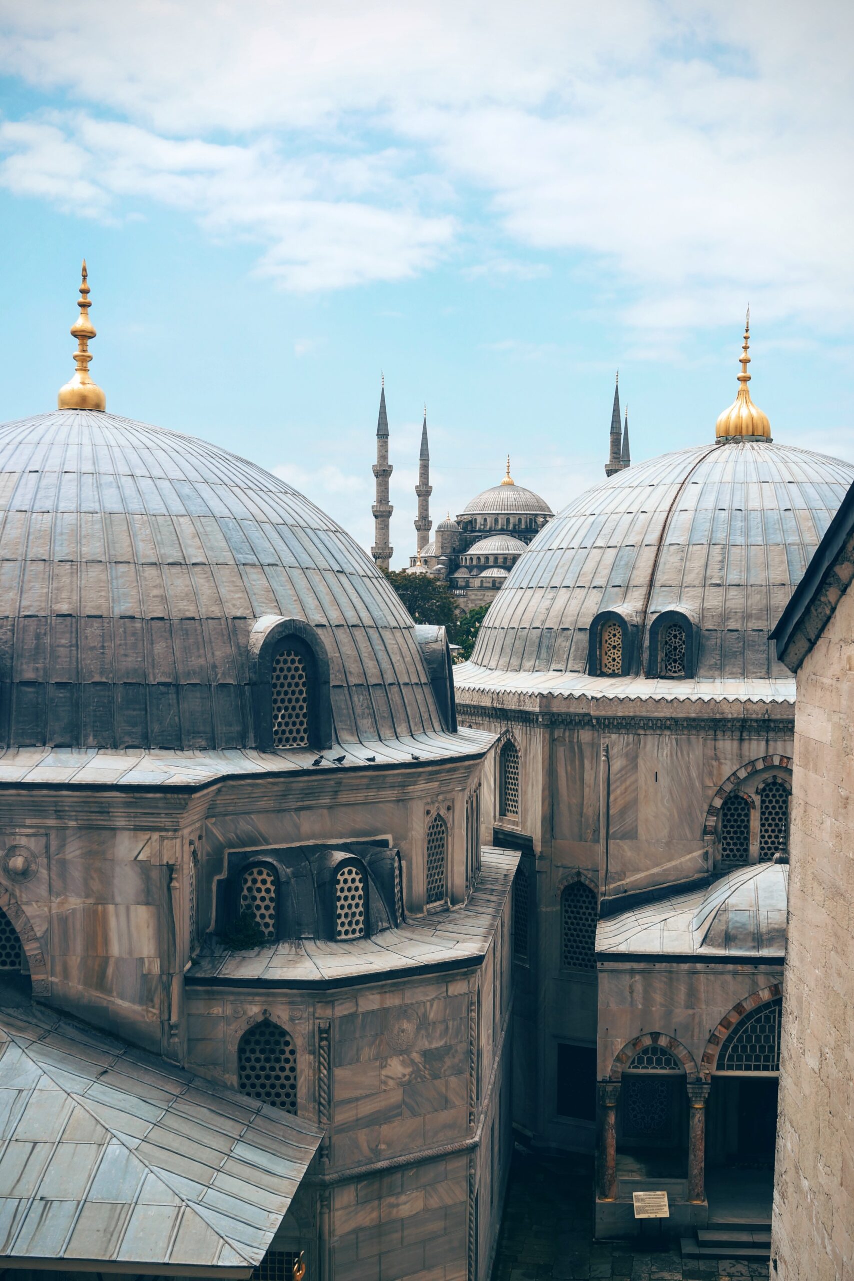 Die Dächer des türkischen Basars in Istanbul.